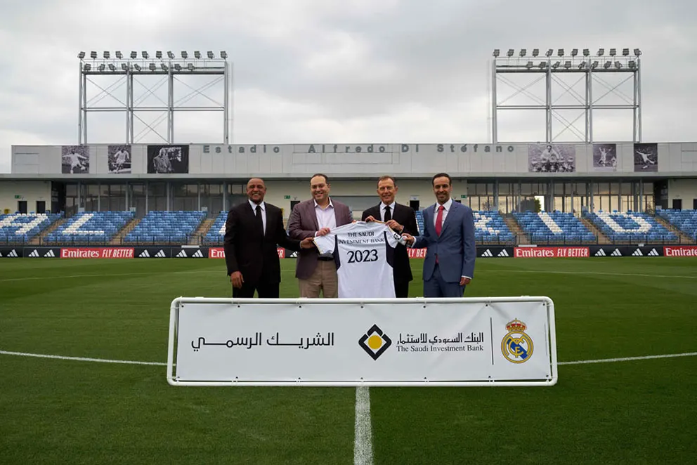 The Saudi Investment Bank has signed an agreement with Real Madrid to be the club's official partner